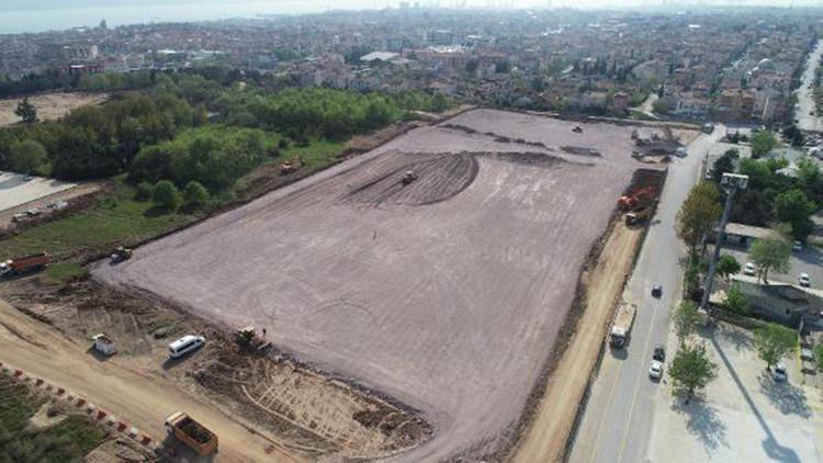 Kocaeli'de 250 yataklı yoğun bakım hastanesi çalışmaları hızla sürüyor