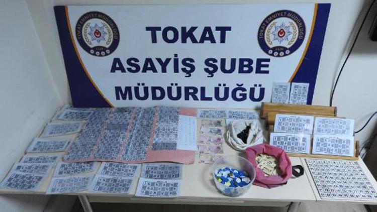 Tokat'ta bağ evine kumar operasyonu