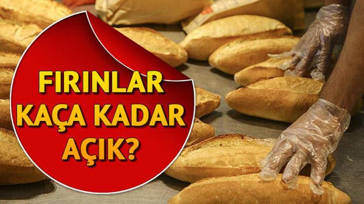 Fırınlar açık mı, kaça kadar açık? Sokağa çıkma yasağında pide ve ekmek almak serbest mi?