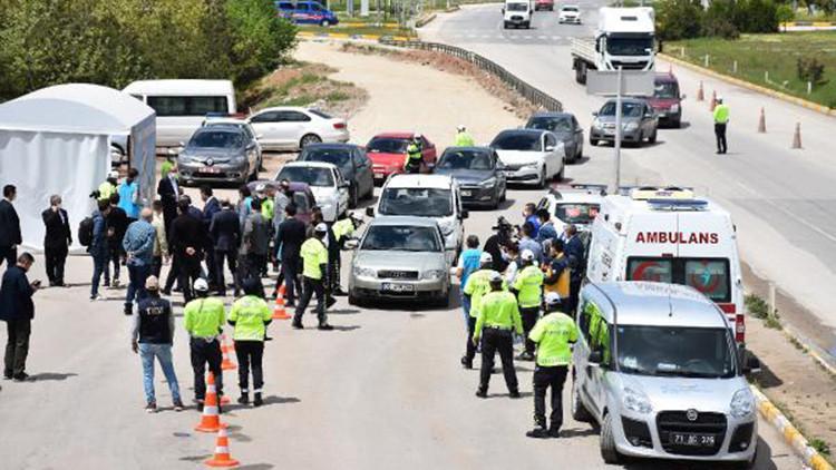 43 ilin geçiş noktası Kırıkkale'de polisten denetim