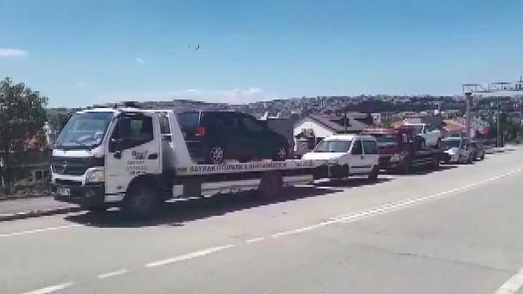 Çekiciyle otomobil çalıyorlardı! Operasyonla gözaltına alındılar