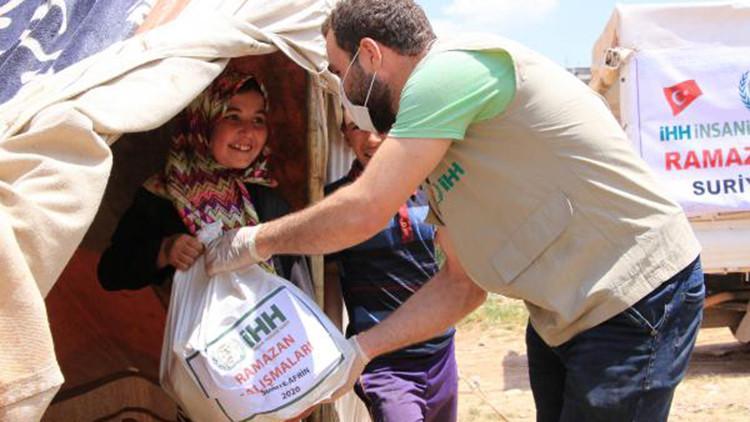 Afrin’de, 20 bin sivile ramazan için gıda yardımı  