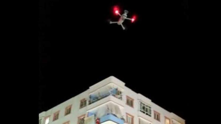 Siirt'te drone ile sesli koronavirüs uyarısı