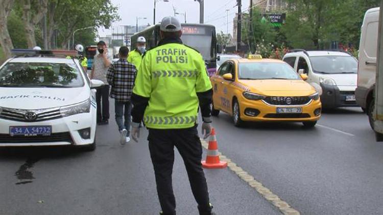 Fatih'te toplu taşıma araçları ve taksiler denetlendi
