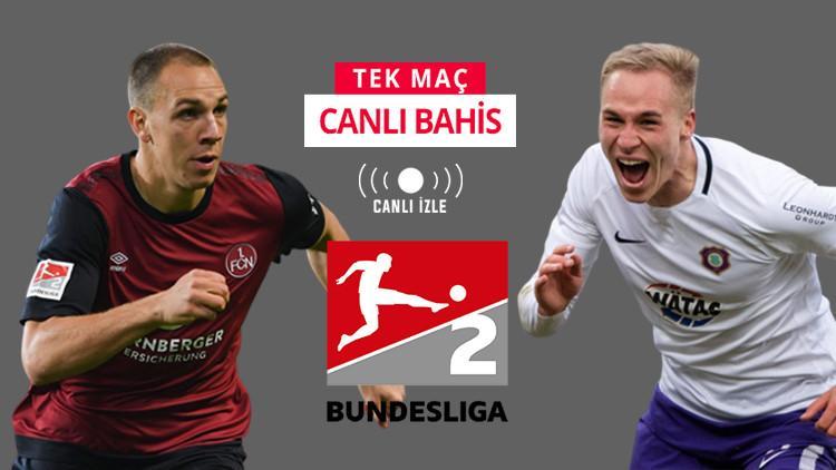 Fenerbahçeli Michael Frey'in maçı CANLI YAYINDA! Nurnberg'in iddaa oranı...