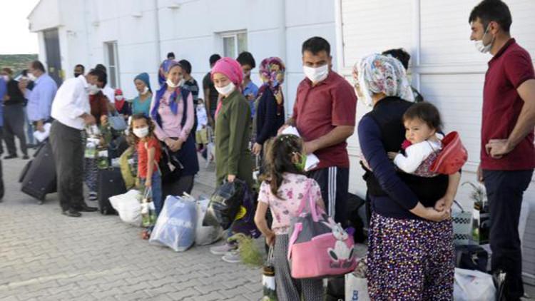 KKTC'den getirilip karantinaya alınan 288 kişi, evlerine gönderildi