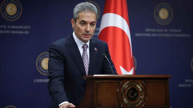 Dışişleri Bakanlığı Sözcüsü Aksoy'dan Türkiye-Yunanistan sınırına ilişkin iddialara yanıt