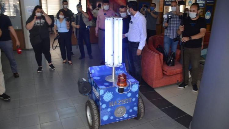Koronavirüse karşı Aydın'da yerli robot geliştirildi