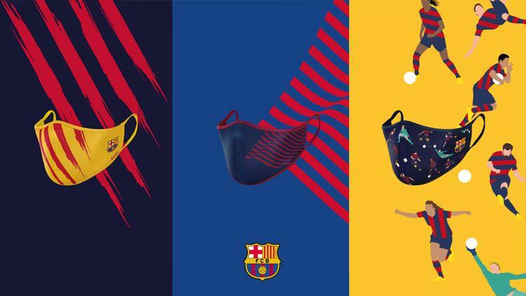 Barcelona logolu maske satışına başladı