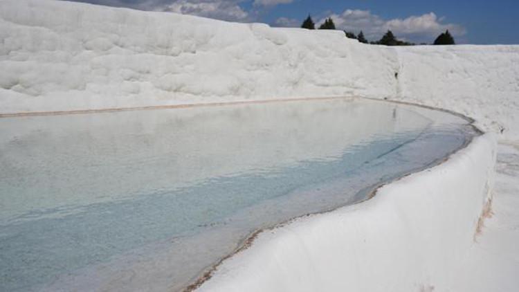 Pamukkale'de sessiz bayram