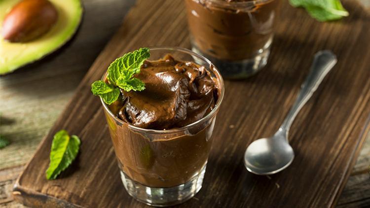 Avokadolu kakaolu puding yapalım mı?