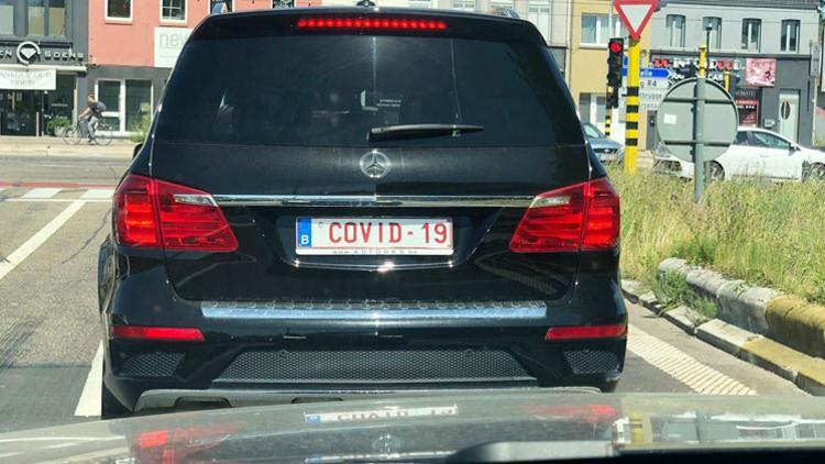 Bin Euro’ya ‘Covid-19’ plakası