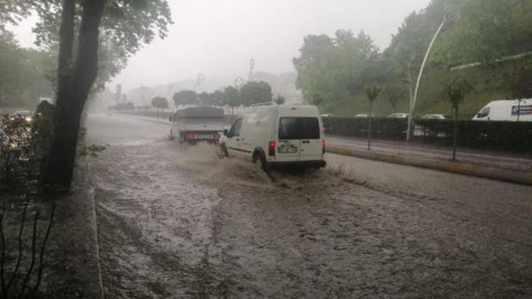 Zonguldak'ta şiddetli yağmur