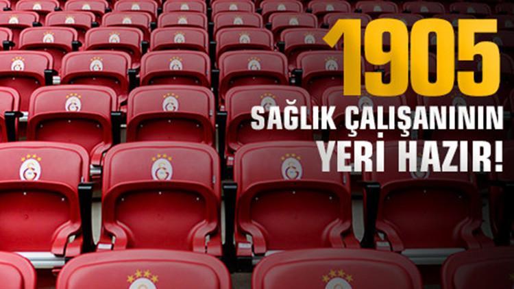 Galatasaray'dan 1905 sağlık çalışanına jest