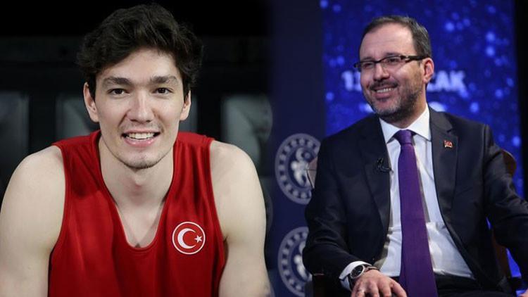 Gençlik ve Spor Bakanı Mehmet Muharrem Kasapoğlu, Cedi Osman'a konuştu: En başarılı olimpiyat oyunlarına adayız