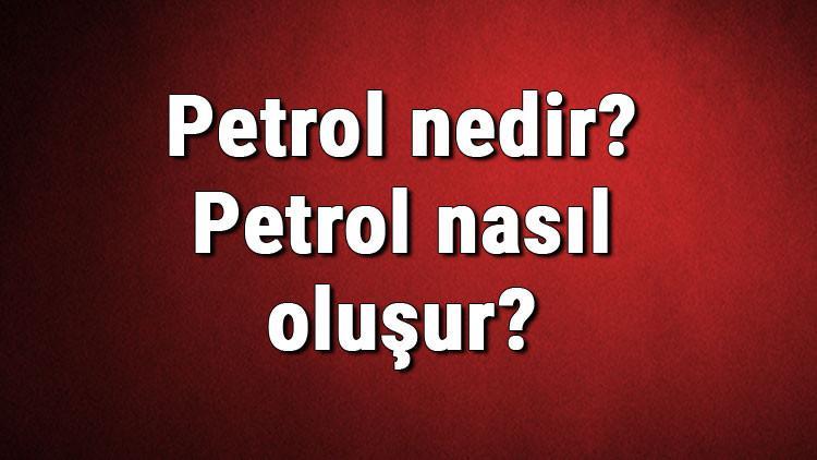 Petrol nedir? Petrol nasıl oluşur? Petrol oluşumu hakkında bilgi