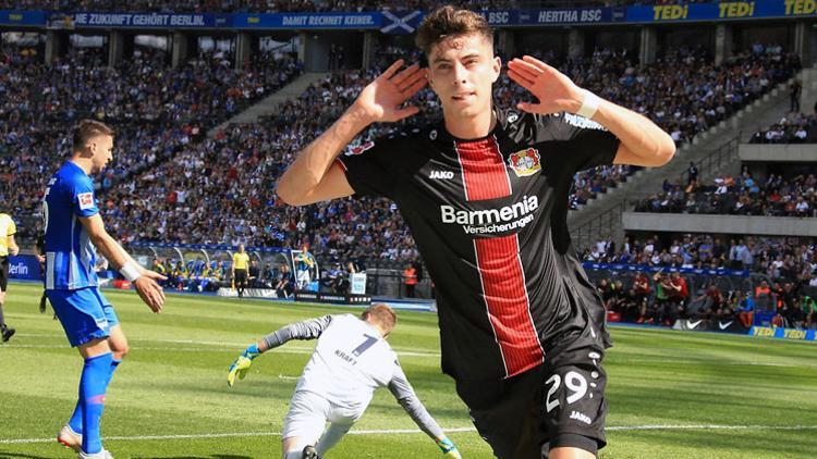 Alman futbolunun yeni yıldızı Kai Havertz...