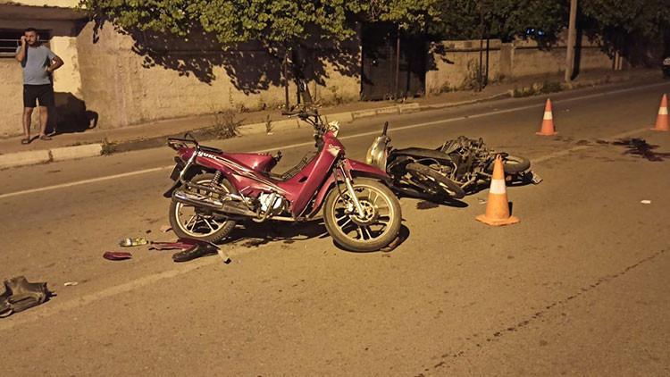 Osmaniye'de motosikletler çarpıştı: 3 yaralı