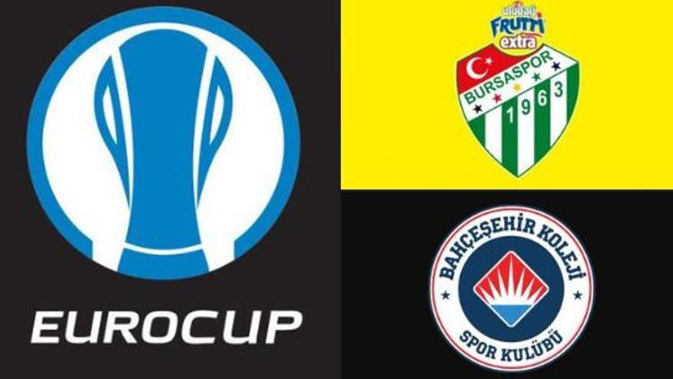 Potada EuroCup gururu! Bursaspor ve Bahçeşehir Koleji...
