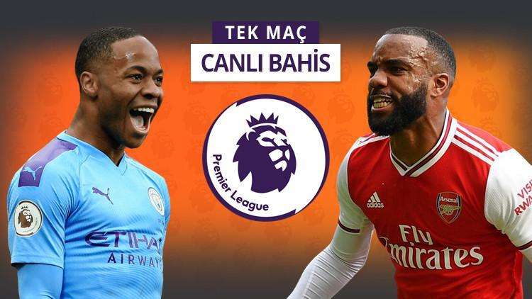 Premier Lig 100 gün sonra geri dönüyor! Manchester City'nin Arsenal'e karşı galibiyetine iddaa'da...
