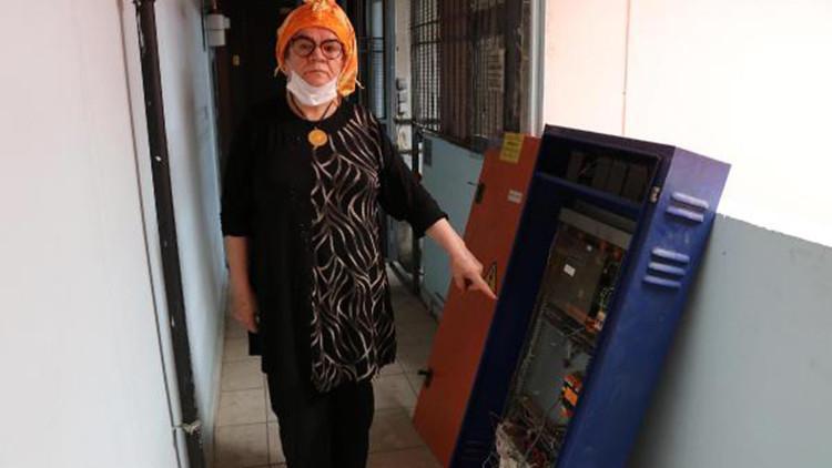 'Hanımağa'nın yönetici olduğu binada asansörün ana kart ve motor sürücüleri çalındı