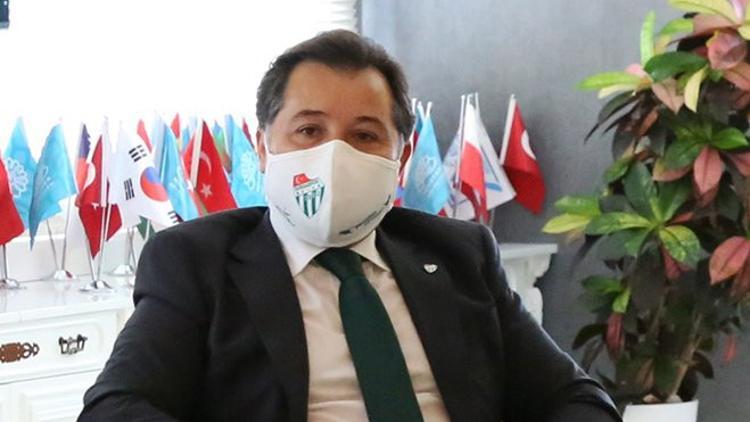 Bursaspor Başkanı Mesut Mestan: "Tüm camia kenetlenmiş durumdayız..."
