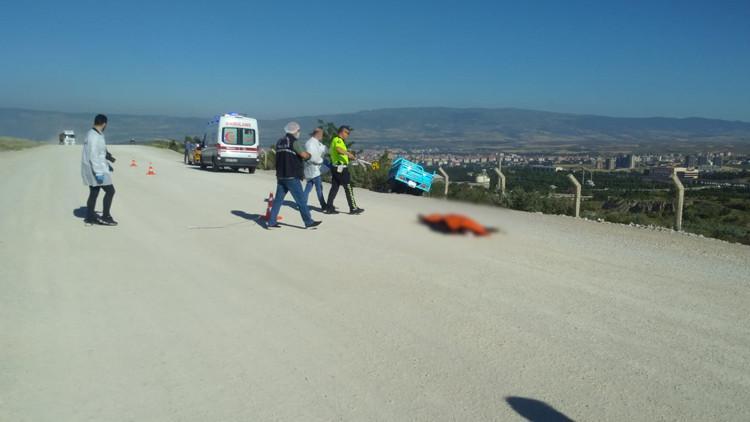 Motosiklet kullanırken kalp krizi geçirdi