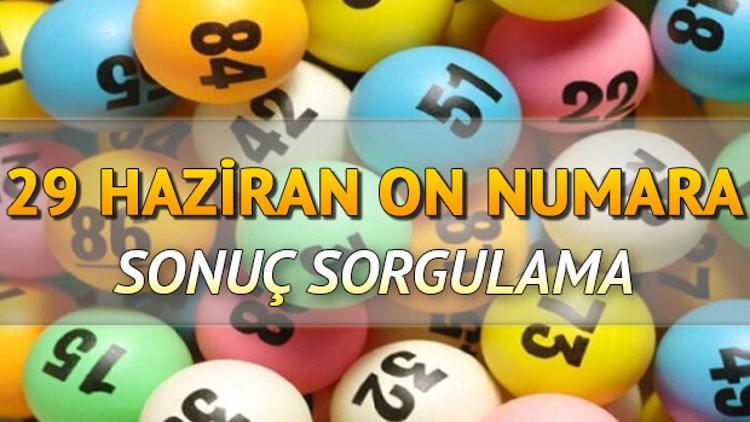 On Numara çekiliş sonuçları ilan edildi: İkramiye o ile çıktı - 29 Haziran MPİ On Numara sonucu sorgulama