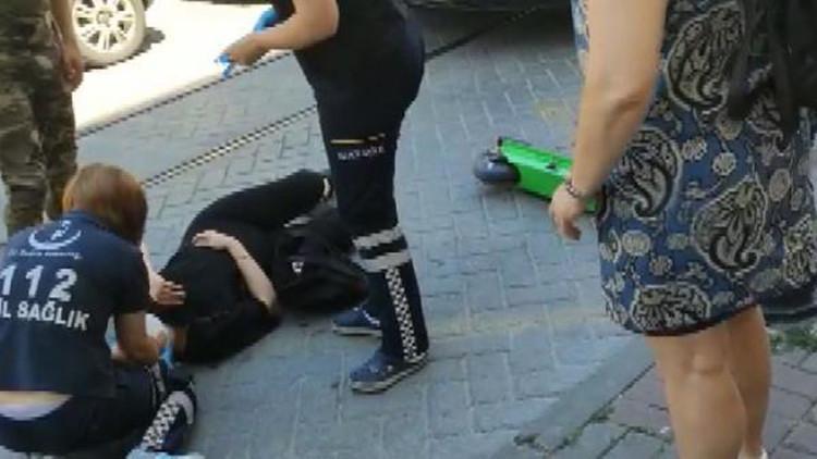 Kadıköy'de "Martı"dan düşen kadın yaralandı
