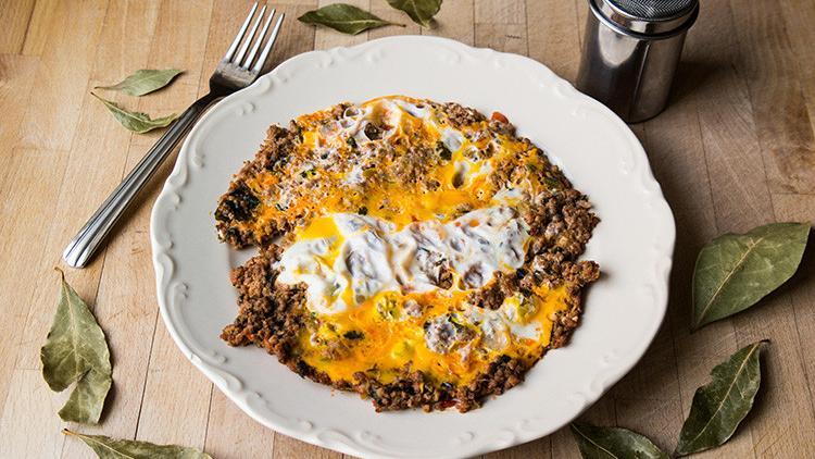 Kıymalı yumurta tarifi