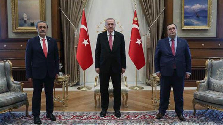 Son dakika haberi: Cumhurbaşkanı Recep Tayyip Erdoğan, Yargıtay Cumhuriyet Başsavcısı Bekir Şahin'i kabul etti