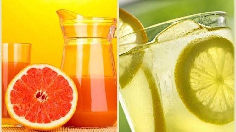 Limonata ve greyfurt bakın neye iyi geliyor?