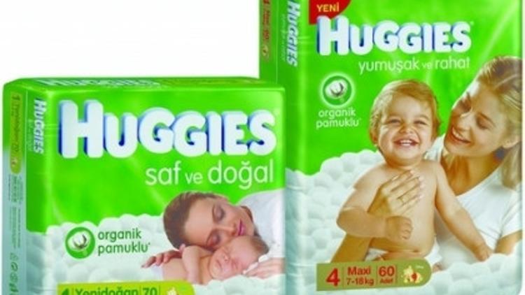 Organik Huggies ile Bebekler Rahat