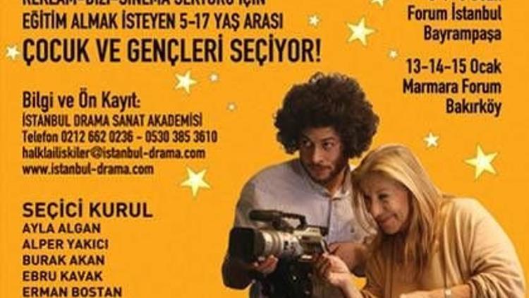 Geleceğin çocuk yıldızları seçiliyor