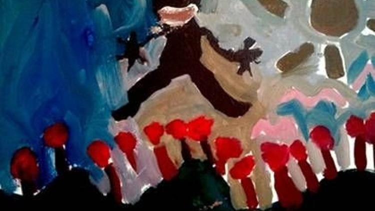 4 yaşındaki Irmak Dorman’ın ilk sergisi