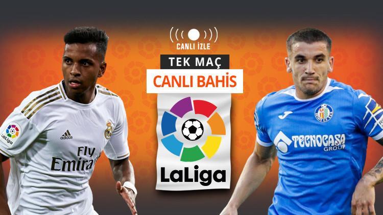 La Liga'nın lideri Real Madrid, Getafe önünde! Kazanırlarsa iddaa'da...