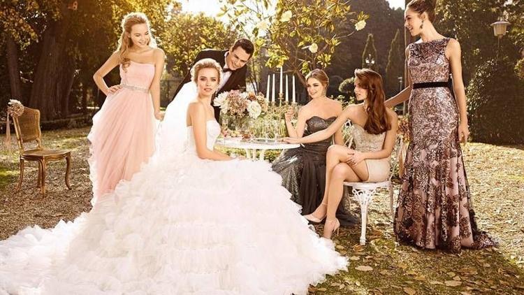 Oleg Cassini’den romantik bahar/yaz gelinlikleri