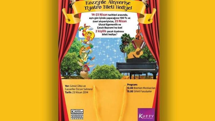 Kozzy’den çocuklara tiyatro şenliği!