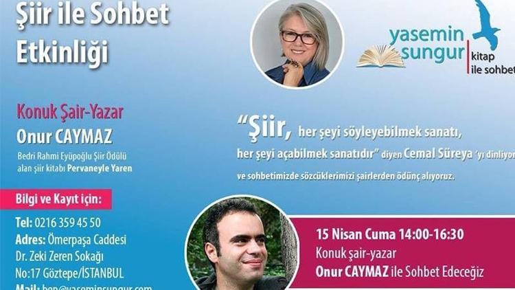 “Kitap ile Sohbet” “Şiir ile Sohbet”le zenginleşiyor