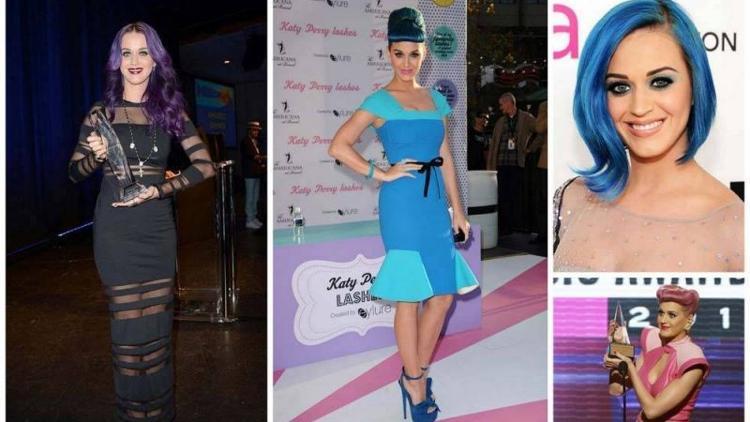 Katy Perry’nin saç stilleri