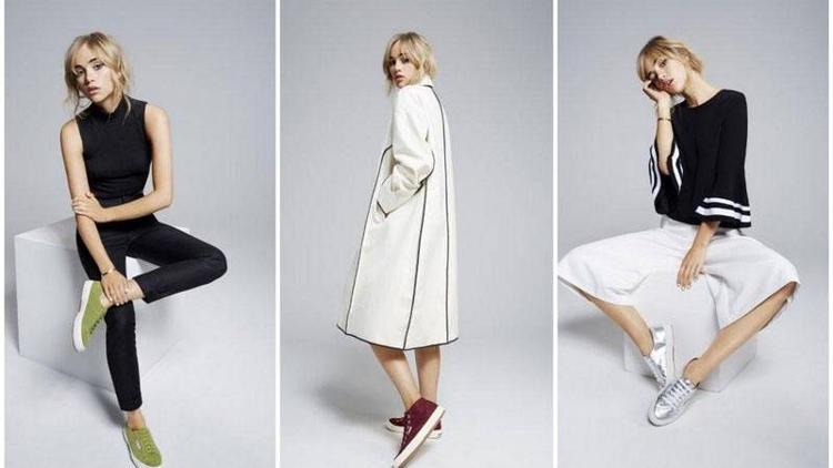 Suki Waterhouse ve Superga: Sade bir mükemmellik