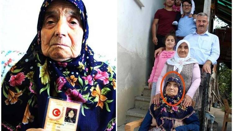 95 yaşında torununun torununu gördü