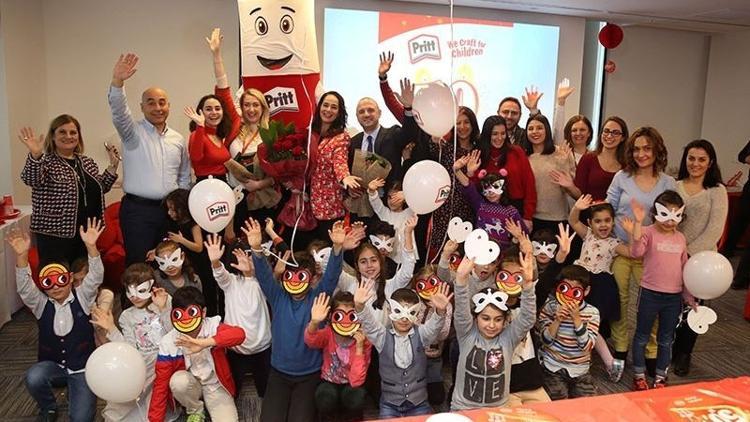 Pritt 50. yılını TOÇEV'li çocuklarla kutladı