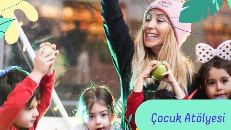 Feriye’de çocuklar eğlence ve sanatla iç içe