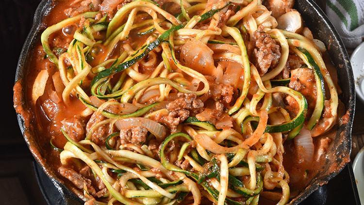 Kabak spagetti tarifi