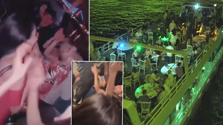 İstanbul Boğazı'nda skandal görüntüler! Koronavirüse aldırmadılar