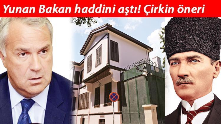 Son dakika haberi: Yunan Bakandan skandal öneri! Atatürk'ün doğduğu evi...