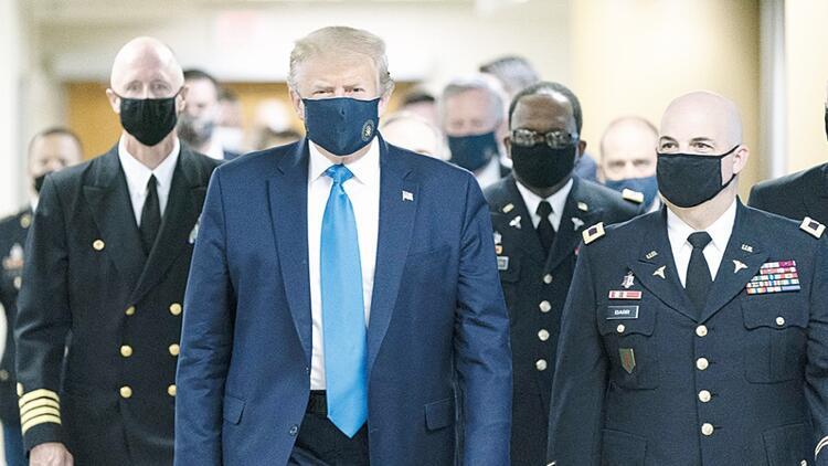 Trump ilk kez alenen maskeli - Güncel Haberler