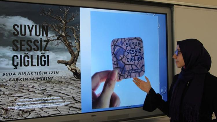 Lise öğrencileri, su israfına dikkat çeken oyun geliştirdi