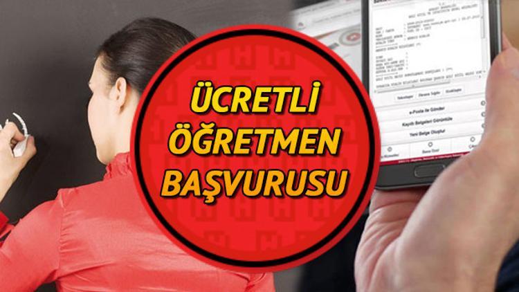 Ücretli öğretmenlik başvurusu nasıl yapılır? E-Devlet ücretli öğretmen başvuru ekranı